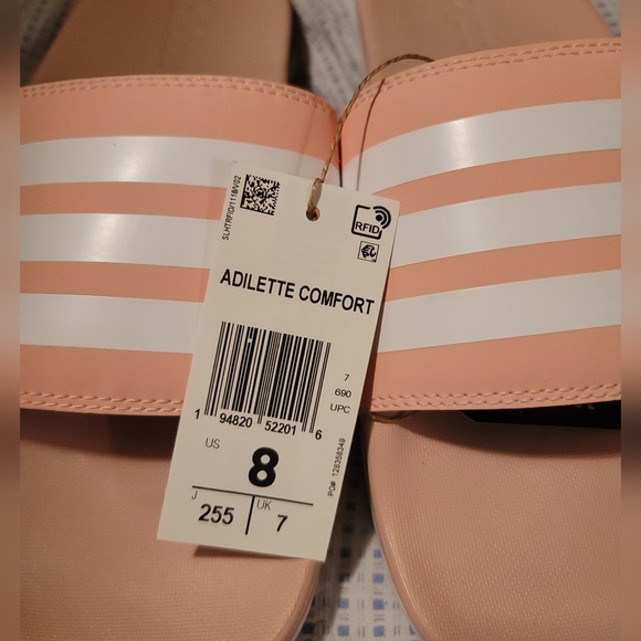 Adidas Adilette Comfort Slide Sandal - Women's Size 8 - Picture 5 of 6